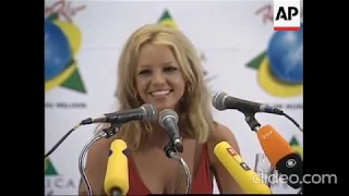 Britney Spears Rio de Janeiro Press Conference 2001