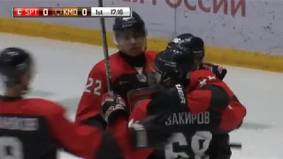 Nov 21, 2018 MHL: Timur Zakirov four goals vs Kuznetskie Medvedi