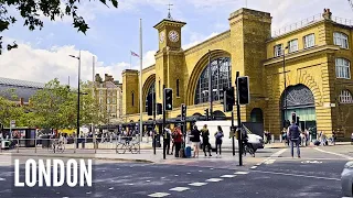 London Walking Tour | King's Cross London | Walk 4K