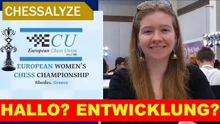 Wie aus dem LEHRBUCH! | Lara Schulze vs Ivan-Gal | Women European Championship Runde 6