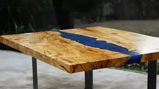 Making An Epoxy Resin River Table