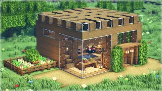 ⚒️ Minecraft: How to Build a Simple Survival House | Starter House 🏡