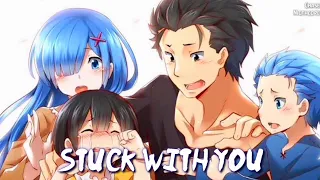 Nightcore - Stuck with U (Lyrics) (NMV) (Ariana Grande, Justin Bieber)