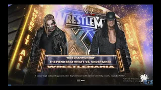 WWE 2K24 THE FIEND BRAY WYATT vs UNDERTAKER FOR THE WWE CHAMPIONSHIP