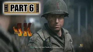 CALL OF DUTY WW2 Walkthrough Gameplay Part 6 -Collateral Damage- Campaign (COD World War 2) 4K 60fps