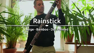Bamboo Rainstick, 39.8" length, RS1L, played by Tayfun Schulzke - Meinl Sonic Energy