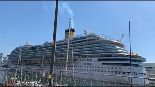 COSTA DIADEMA WALK SHIP TOUR OF INSIDE DECKS