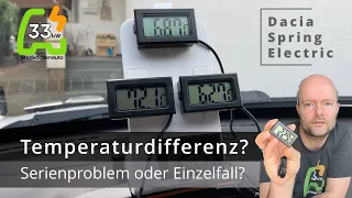 Dacia Spring - Temperaturdifferenz der Lüftung als Serienfehler?