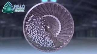 How grinding bodies RELO work in the mill - 3D Computer simulation