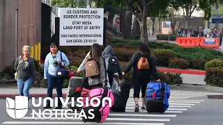 Ingresan a EEUU 25 migrantes varados en México bajo el Protocolo de Protección del Migrante