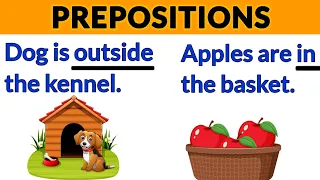 Prepositions | Position words | Preposition definition | Preposition for class 1 | #prepositions