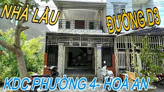 Bán nhà lầu đường D3, khu dân cư Phường 4, Hoà An, thành phố Cao Lãnh, Đồng Tháp.