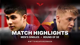 Kanak Jha vs Anton Kallberg | MS | Singapore Smash 2022 (R32)