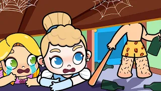 Rapunzel Mother and Daughter But Discovered The Dad's Secret | Princess In Avatar World | Toca Boca