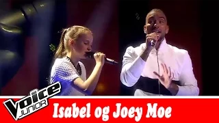 Isabel og Joey Moe synger   Joey Moe – ’Hvis det ik’ skal være os’ – Voice Junior   Finale