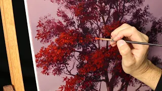 Painting Technique of the Week Episode 1 - Painting foliage pointed round brush - Tim Gagnon