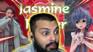 Dimash & Luo Tianyi - Jasmine (LIVE) | REACTION!!!