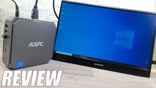 ACEPC Mini PC AK2 Windows 10 Pro Unboxing and Review