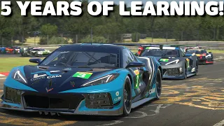 Chasing the A4.99! | ESS Series | Corvette GTE at Nurburgring Combined