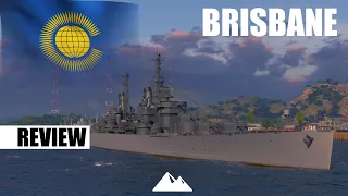 BRISBANE, unentdeckt Radar und andere Späße! - World of Warships | [Review] [Deutsch] [60fps]