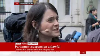 Parliament suspension unlawful - Bronwen Maddox, BBC News