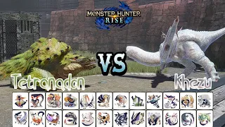 Khezu Vs Tetranadon (Boss Vs Boss) | Monster Hunter Rise (Turf War)