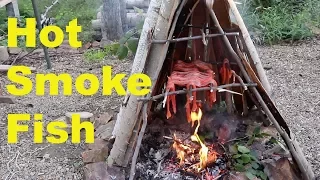 How to Hot Smoke Fish- Primitive Style