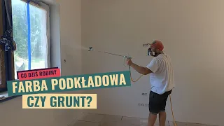 Gruntowanie gładzi. Grunt czy farba podkładowa?