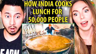 HOW INDIA COOKS LUNCH FOR 50,000 PEOPLE FOR FREE! | Reaction | Jaby Koay
