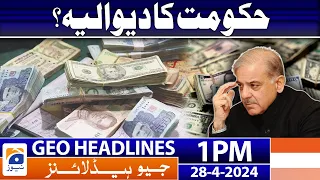 Geo Headlines Today 1 PM | Remove encroachments in country in three days: SC | 28th April 2024