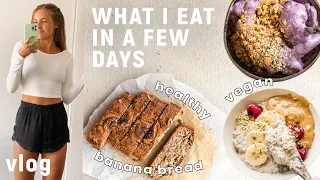 WHAT I EAT in a few days / VLOG + healthy vegan recipes