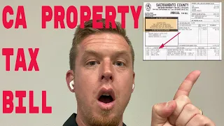 California Property Taxes | I got my bill in the mail