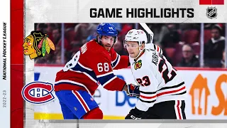 Blackhawks @ Canadiens 2/14 | NHL Highlights 2023