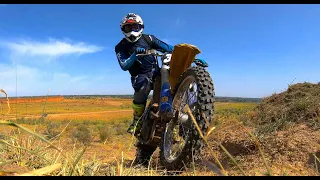 Offroading on husqvarna te510 difficult but tried