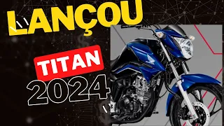 TITAN 160 2024 vermelha,azul ,cinza TODOS OS DETALHES E  PREÇO