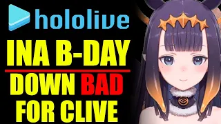 HOLOLIVE Ina Birthday Video and Being Down for Clive