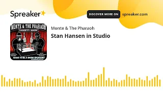 Stan Hansen in Studio