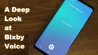 Bixby Voice running on Samsung Galaxy S8 - A Deeper Look