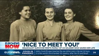 Holocaust survivor meets family of US soldier who saved her life