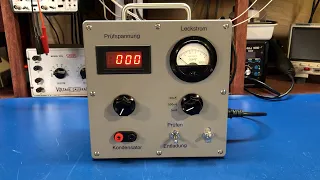 High Voltage Capacitor Leakage Tester