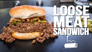 THE MIDWEST’S ANSWER TO THE SLOPPY JOE - THE LOOSE MEAT SANDWICH | SAM THE COOKING GUY