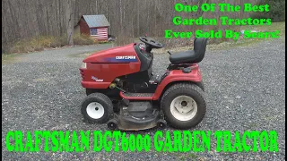 One Of Craftsman's Best. The DGT6000 Garden Tractor. A Great Old School GT from The early 2000's.