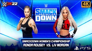 FULL MATCH - Ronda Rousey vs. Liv Morgan - Smack Down Women's Championship: Smack Down