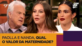 Paolla Oliveira e Nanda Costa falam sobre a escolha de ser mãe! | Conversa com Bial | GNT