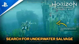 Horizon Forbidden West | Salvage Contracts - Underwater Salvage