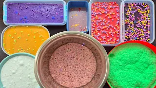 Mixing Satisfying Big Slime Smoothie Fluffy ASMR