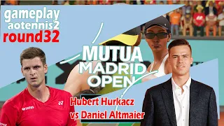 Hubert Hurkacz       vs daniel Altmaier    🏆 ⚽ Madrid  Open (04/28/2024) 🎮 gameplay AO  2