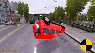 GTA 4 CRASH TESTING REAL CAR 410