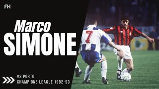 Marco Simone ● Skills ● Porto 0:1 AC Milan  ● Champions League 1992-93