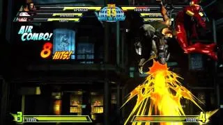 Marvel Vs. Capcom 3 - Fate of Two Worlds | Spencer gameplay trailer New York Comic Con 2010